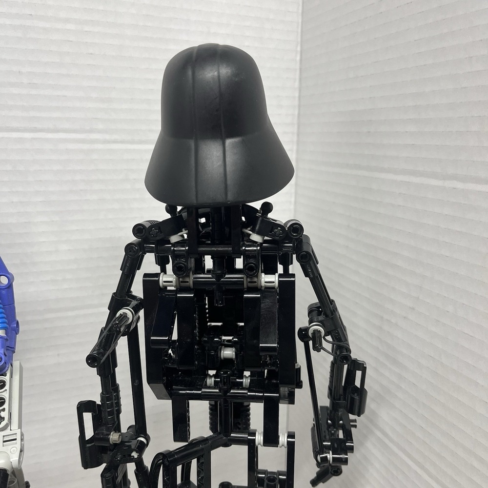 LEGO Technic Star Wars Figures LOT Darth Vader Jango R2 Battle Droid Incomplete - Picture 12 of 16